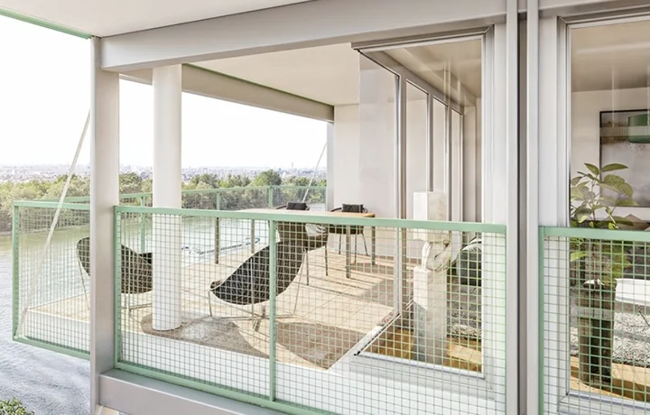 RHEINWIESEN living Mainz Balkonansicht
